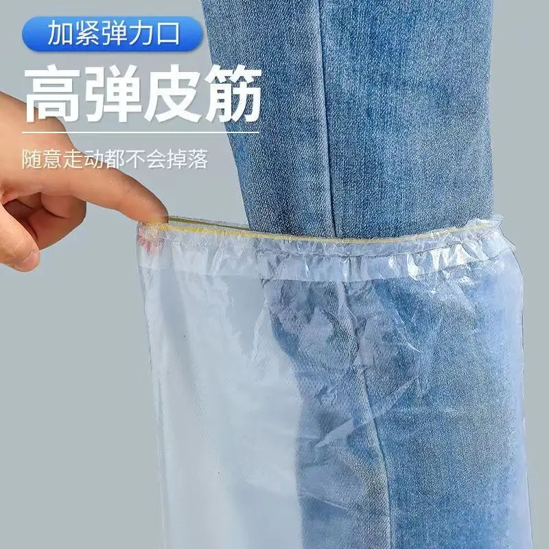 Medical Booties Rain Shoes Plastic Outdoor Thickened Wear-resistant Isolation Foot Proof