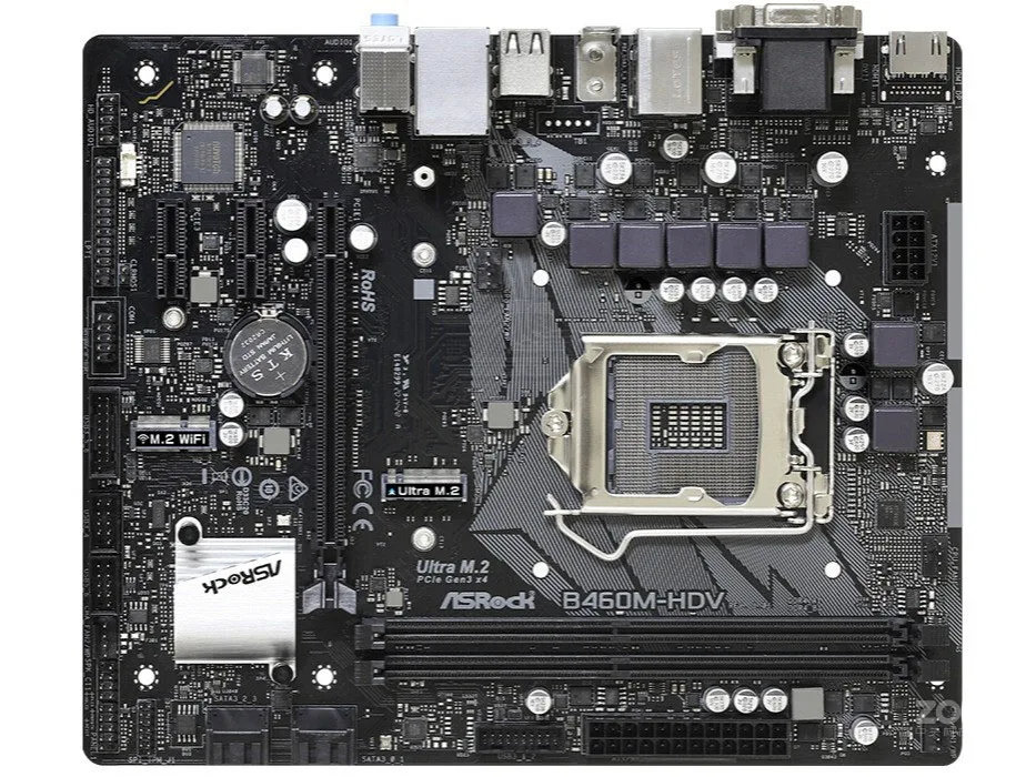 Asrock B460 Motherboard B460M-HDV gaming mainboard LGA 1200