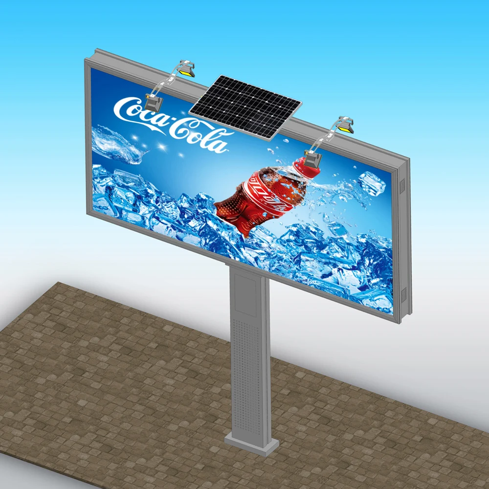 LED Billboard Solar System Advertising Billboards Outdoor