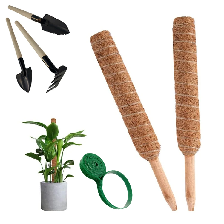 
30cm coconut climbing coco coir pole plant support sticks 