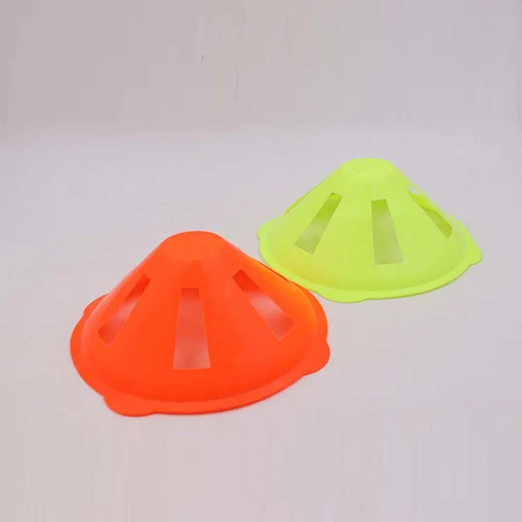 Hot Sale Plastic Hollow Football Cones Hollow Windproof Soccer Cones