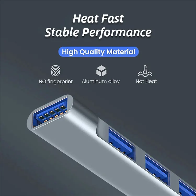 Wik-Ms  USB  C Hub for Macbook Pro Air OTG USB3 0 Compatible Hub Adapter OEM Status Charging Card Color Data