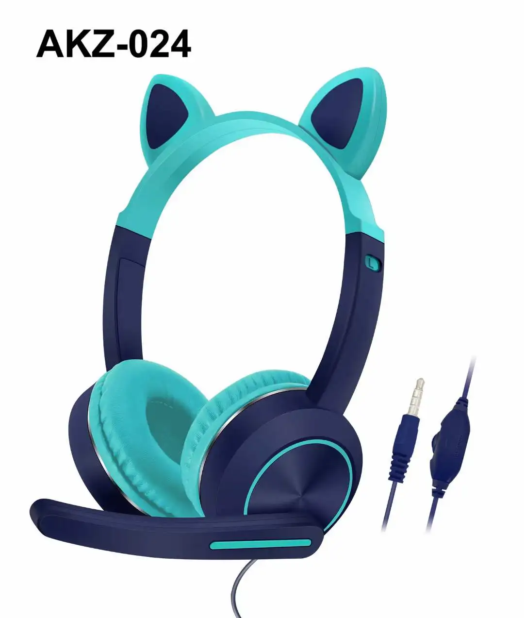 Headset Cat Ear OEM Gaming BT Best Gamer PC Waterproof Cool RGB Pink Wired Cute Headphones