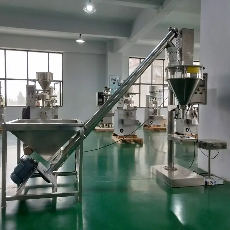 Multifunction Stand Up Zipper Bag Zip Standup Powder Filling Machine Automatic Coffee Packing Glitter Powder Filling Machine