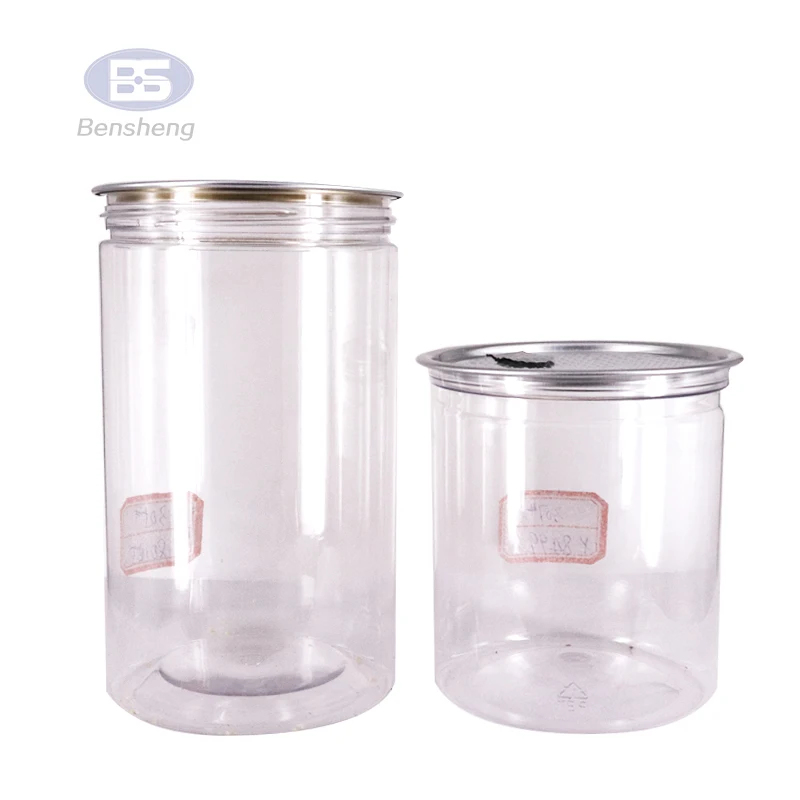Hot Sale Proper Price PET Plastic Empty Soft Drinks Beer Bottle Beverag Can For Juice Plastic Transparent Aluminium Pop Cans