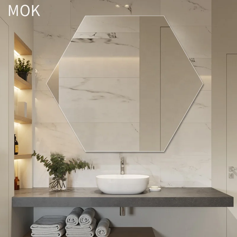 MOK Explosion proof  Glass Frameless Silver Mirror