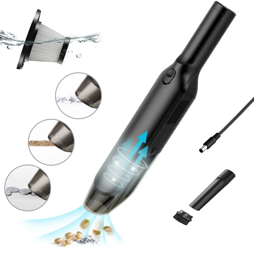 Car vacuum cleaner portable power high suction car household cat and dog pet hair strong handheld vacuum cleaner