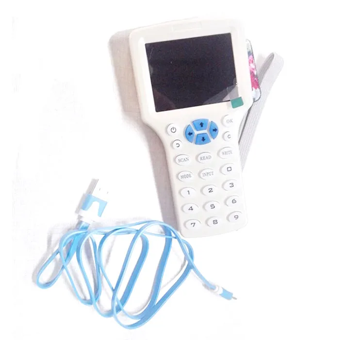 RFID Smart Card Reader Writer NFC 13.56MHz Copier 125KHz Duplicator Multi-Frequency Decoding Software USB Support