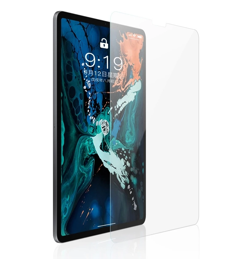 Factory Wholesale For ipad Pro 12.9 2015 2017 2018 2020 2021 Tablet 9H Screen Protector Tempered Glass Clear Guard Film