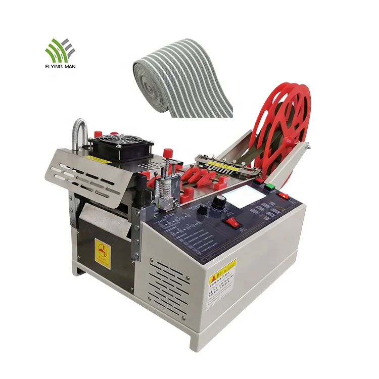 Upgraded Automatic Webbing Cutting machine Hot and Cold Belt Cutting Machine Non woven Fabric Cutter