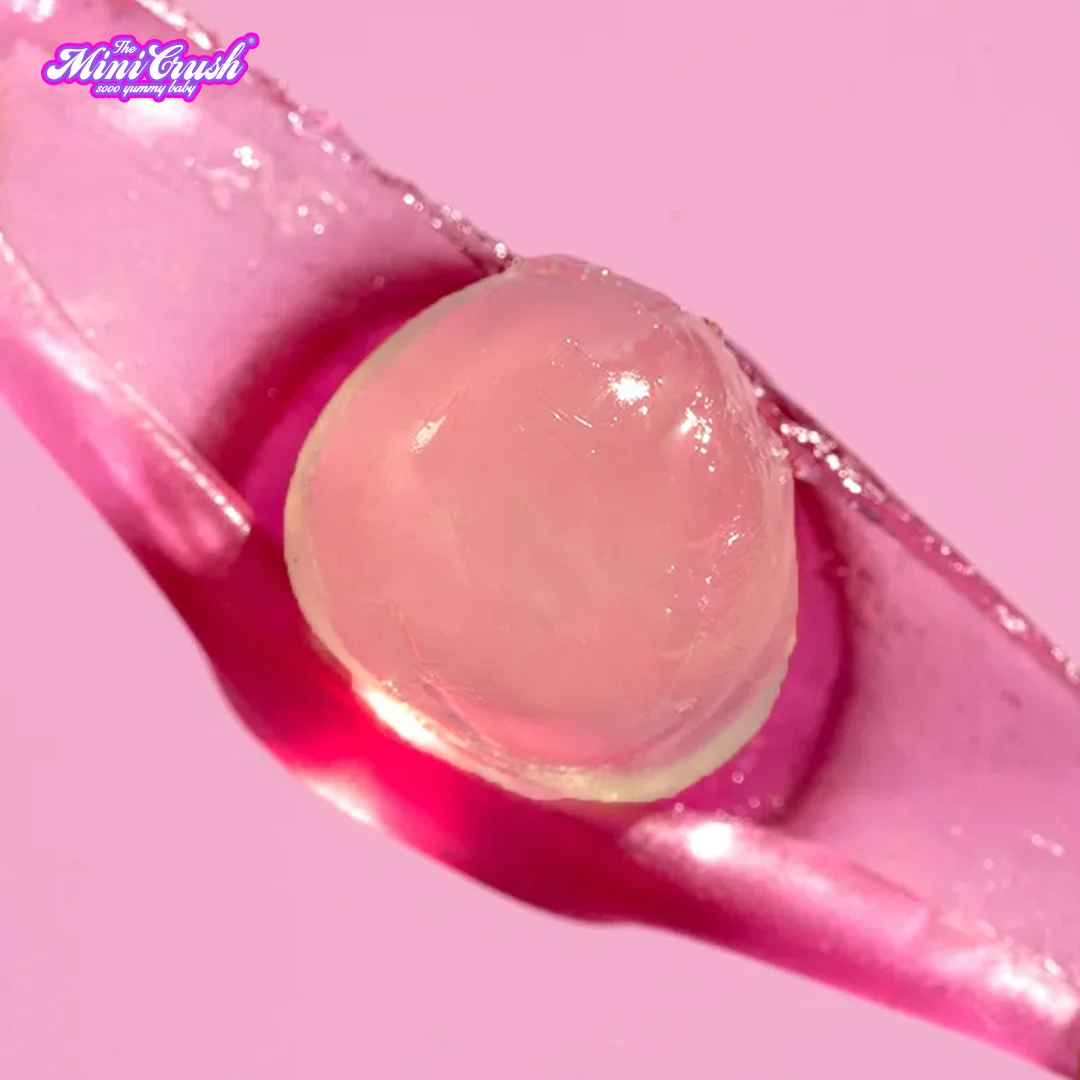 Wholesale Peach Fruit Flavour Sweet Jelly Gummy Peelable Candy