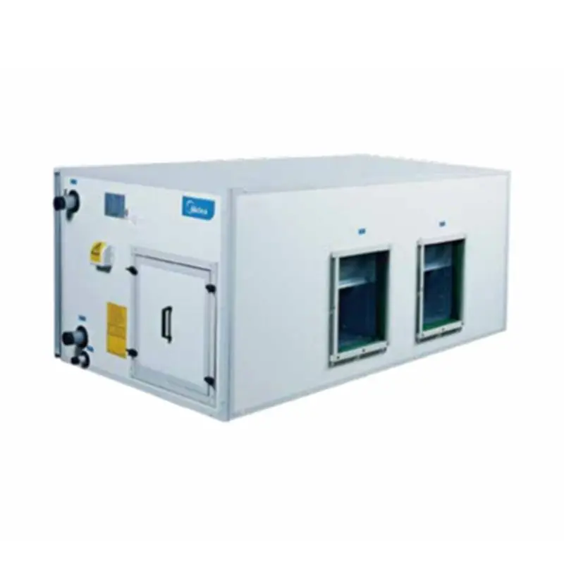 Ceiling air handling unit  fresh air purification conditioning with finned heat exchanger