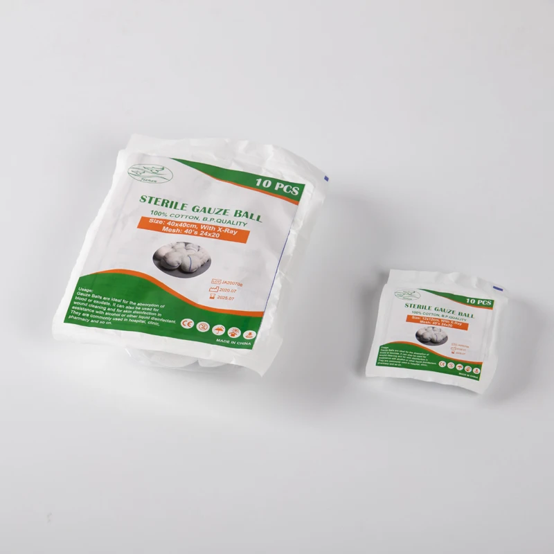 Factory Wholesales Medical Absorbent Sterile Non sterile Gauze Ball