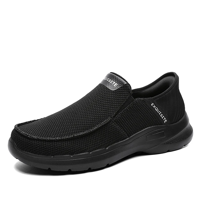 Low Cut  Mens slip On Flats Flat Skate boat Walking Shoes Daily Shoes Platform Slip on loafers shoes Sneakers for men