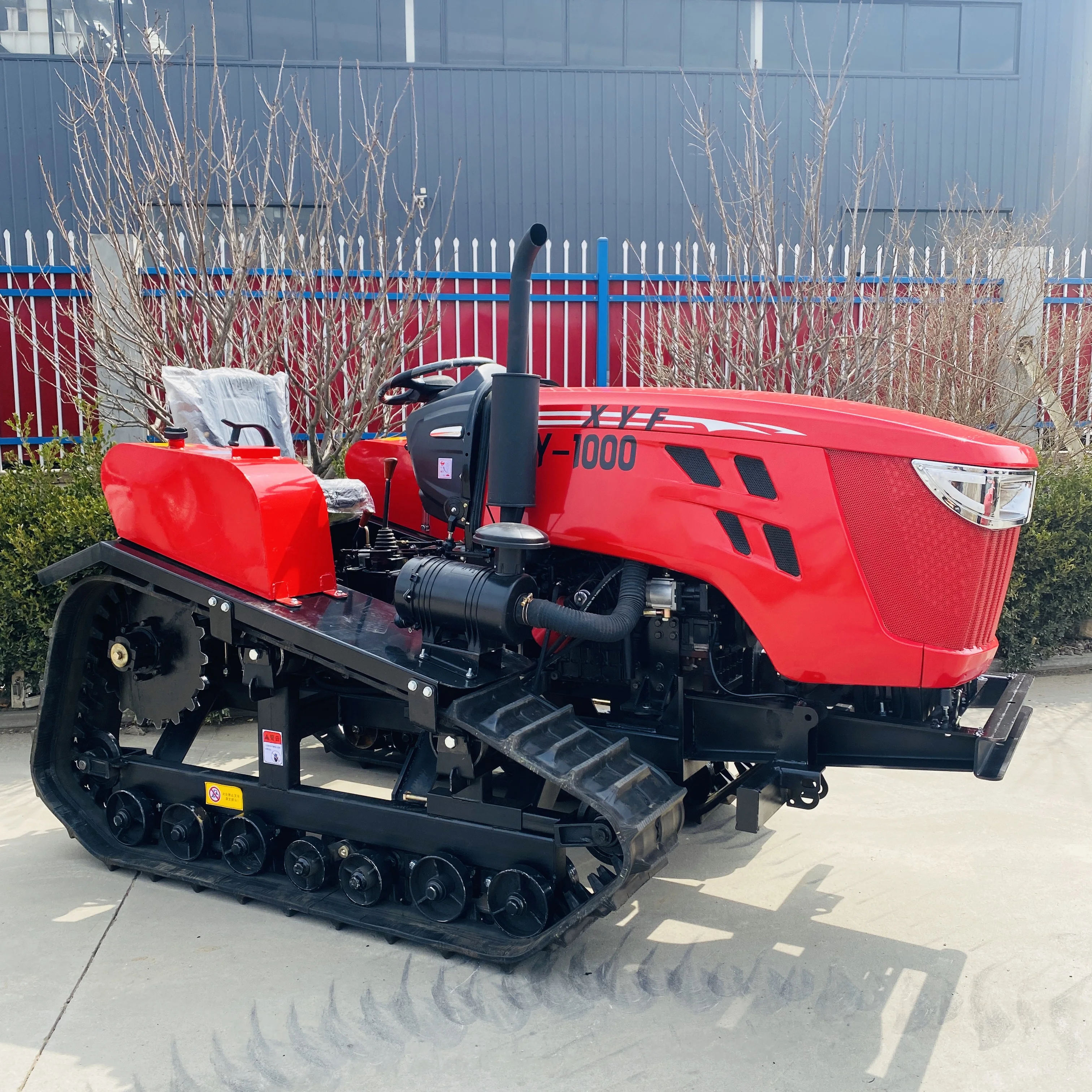 Crawler Tractor 35HP 50HP 80HP 120HP Agricultural Rubber Crawler Tractor with COMPLIMENTARY multifunctional accessories