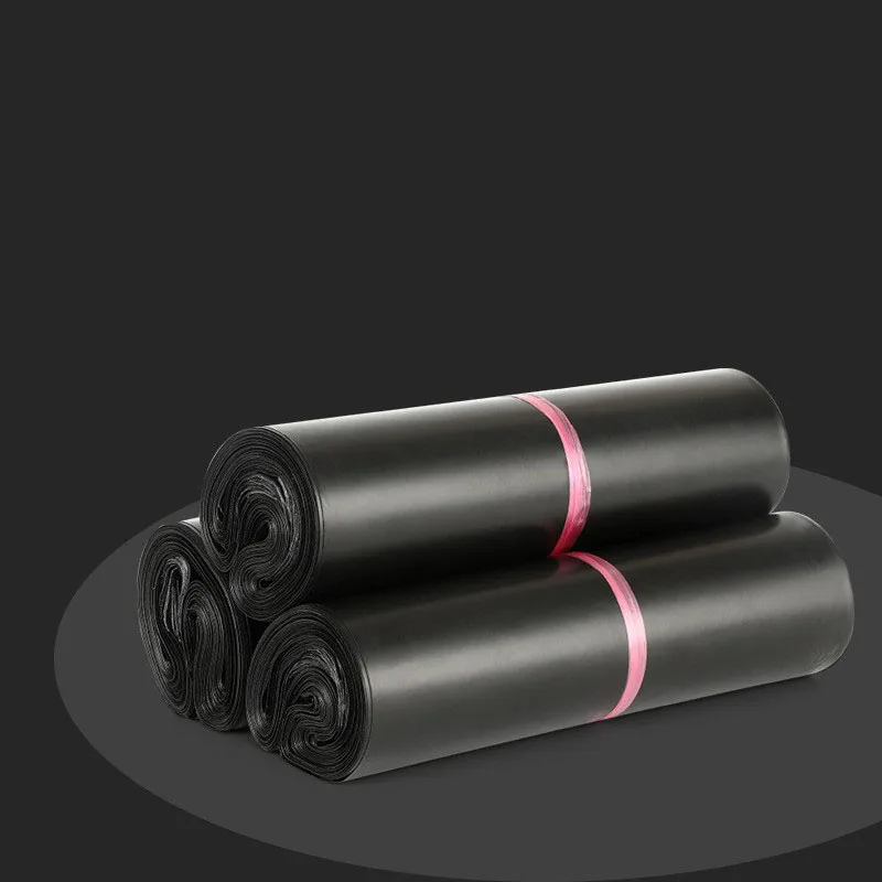 Ready To Ship Custom Logo Printing Tear proof Clothing Packaging Envelope Plastic Matte Black Mailing Bag