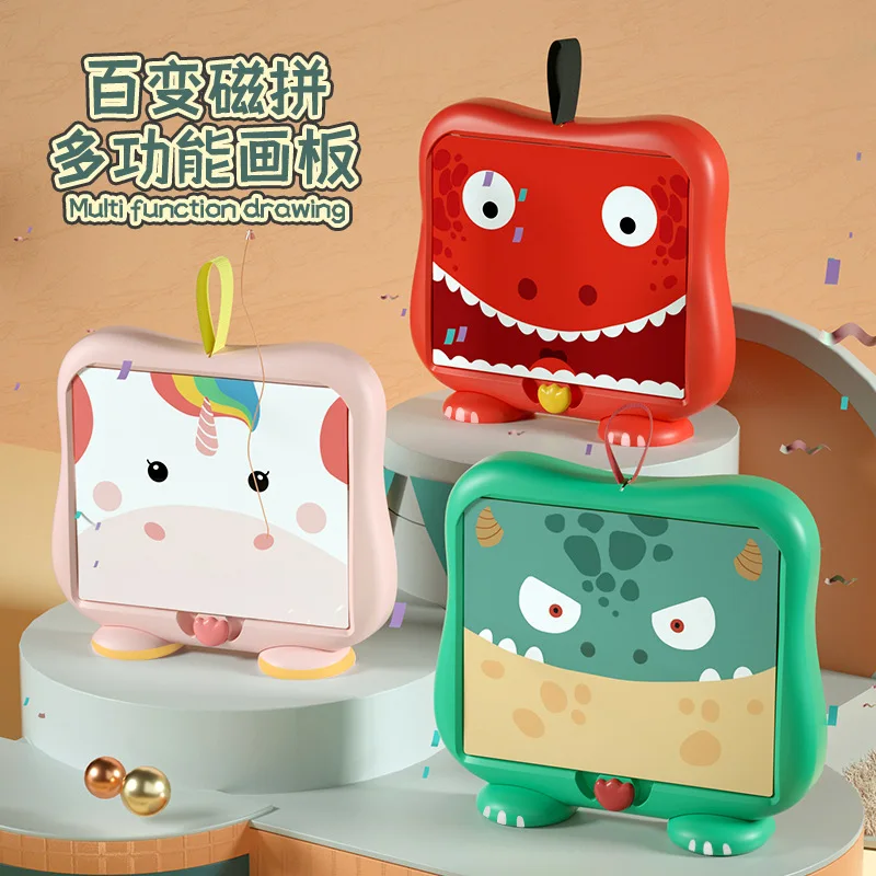 2021 New Design Reusable Factory Wholesale Dry-Erasable Lovely Hom Magnetic Graffitiable Whiteboard For Kids