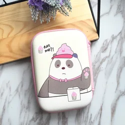 Cartoon Cute Rectangle EVA Box Earphone Storage Bag Wallet Pouch USB Cable Carry Bag Case Ziplock  Power Bank Mini Storage Bag