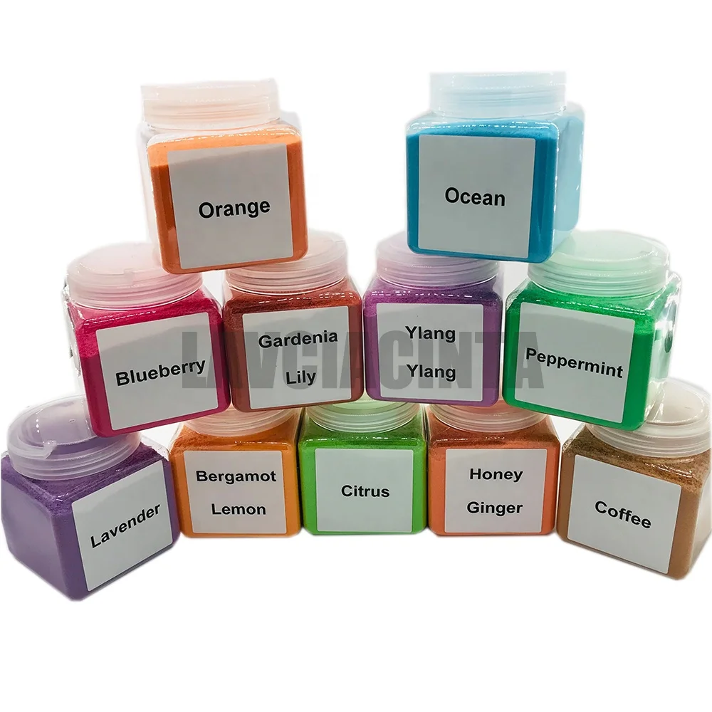 LAVCIACINTA 1.2KG crystal spa jelly for pedicure spa foot bath soak set 21 fragrance with essential oil