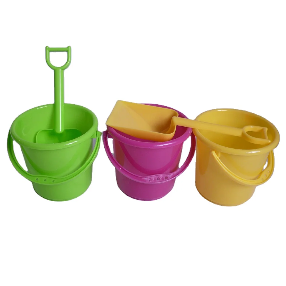 Plastic sand pail &shovel