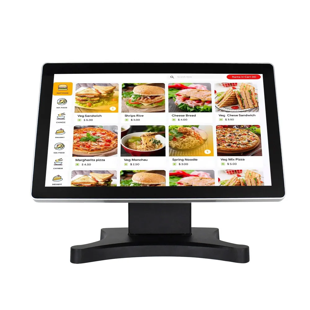 POS Machine Waterproof 15.6 inch POS System Windows 10 system Compatible Waterproof POS Terminal