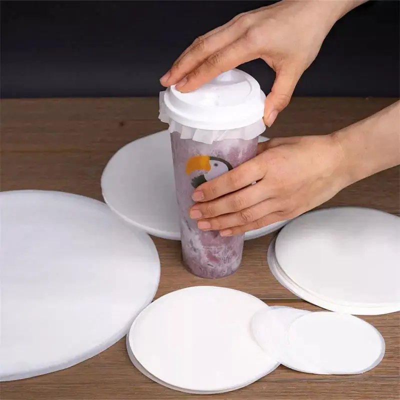 Compostable Ice Cream Packaging Container Paper Cups Kraft White Paper Soup Bowl With PP Paper Lid