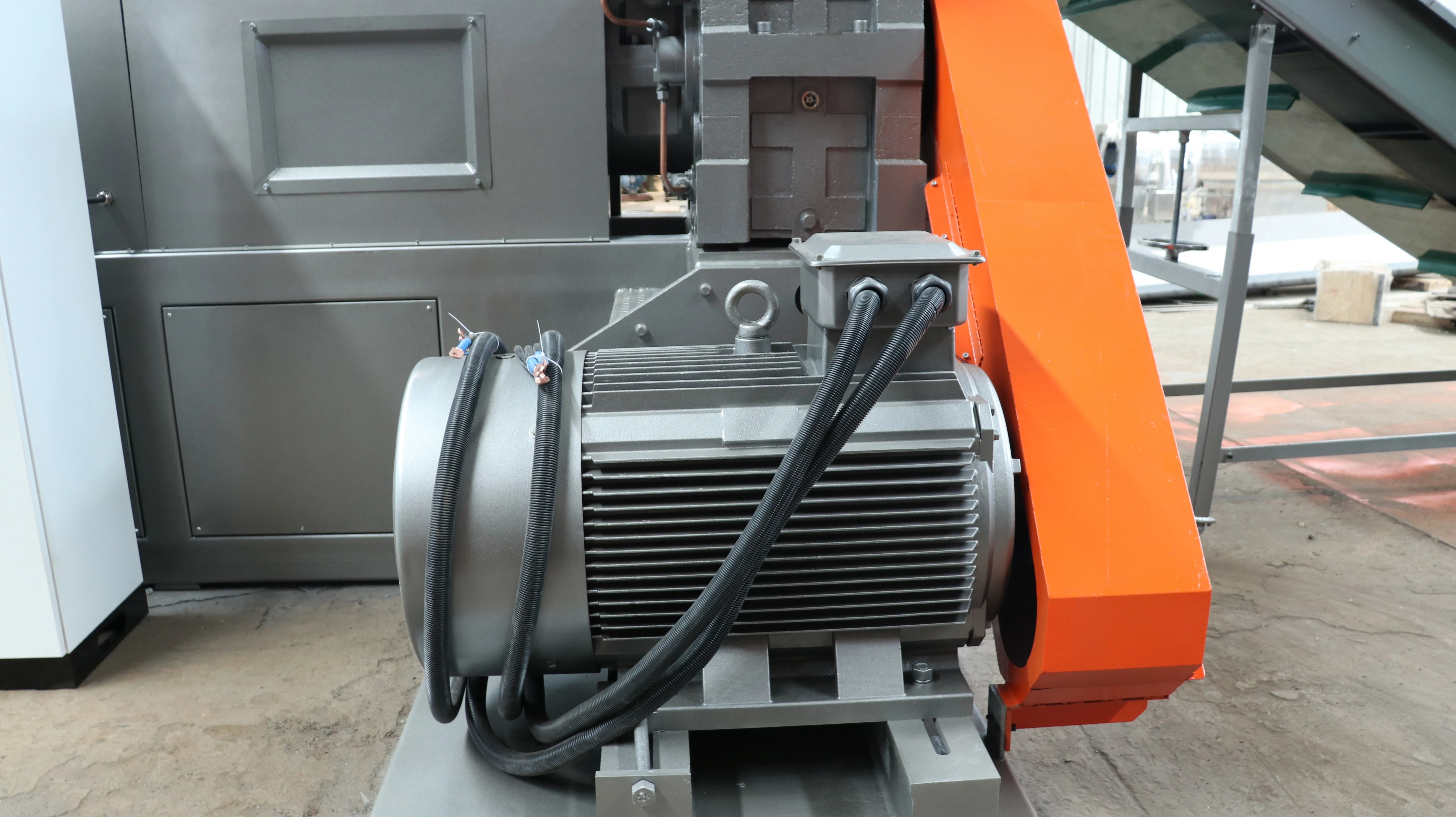 REDSTAR Wet PP/PE Pelletizing Extruder PP/PE Plastic Woven Bag Dryer Film Squeezing Machine