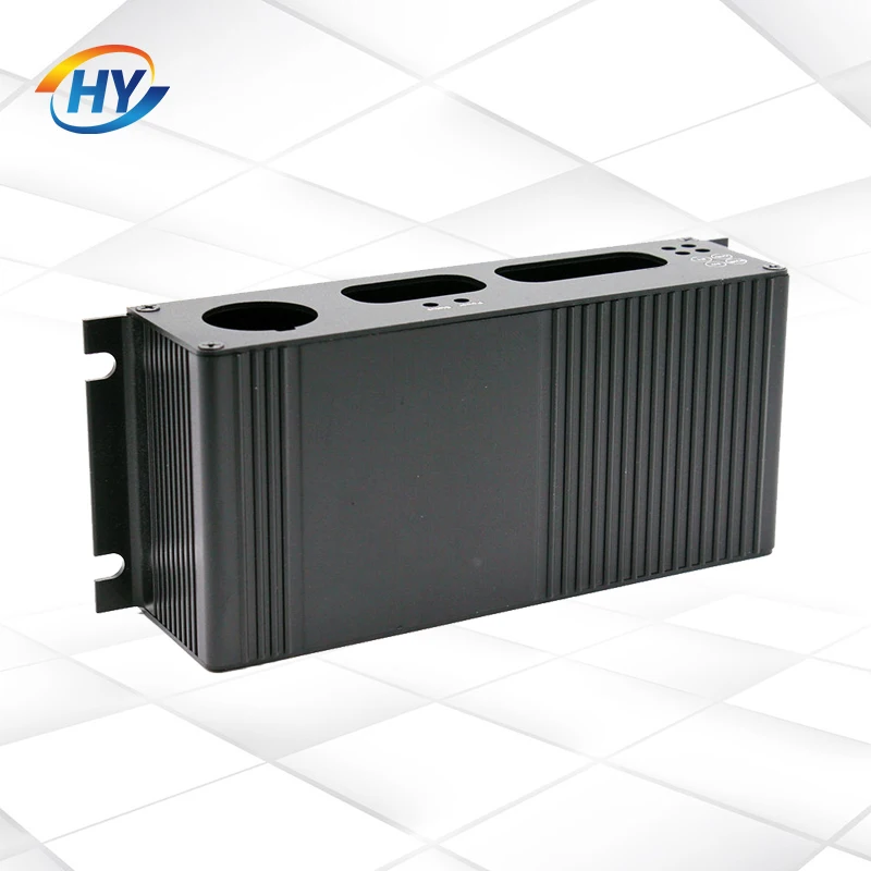 European Standard Cnc Milling Complicated Structure Anodized Heatsink Enclosure Aluminum Profile Box