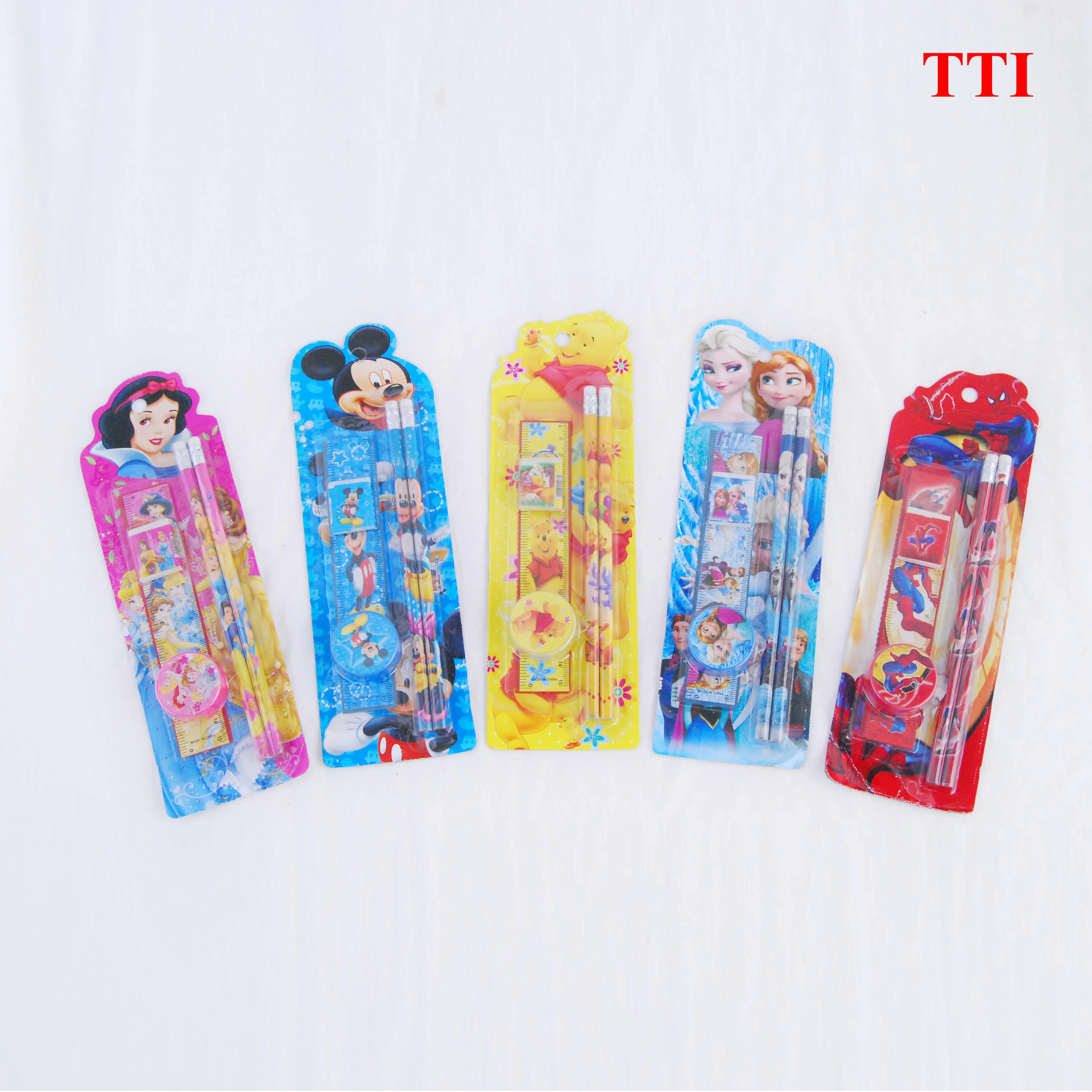 
Hot Sell Back to School Set Kawaii School Office Stationery Products Set Items Sale Transparent Gold USA OEM Bottle Time 