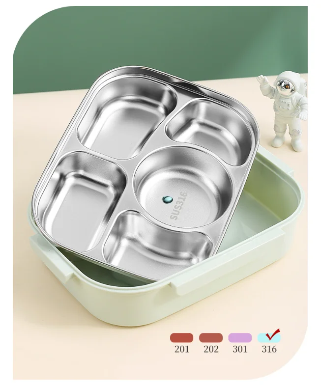 Amazon Hot Selling Lunch Boxes Plastic Lunch Box Sealed kids Food Containers Portable Kid Bento Box lonchera for kid