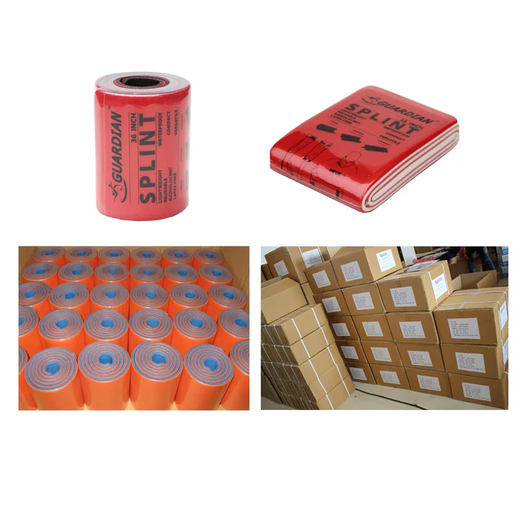 medical products SAM foam padded splint roll fold type real factory OEM first aid splint