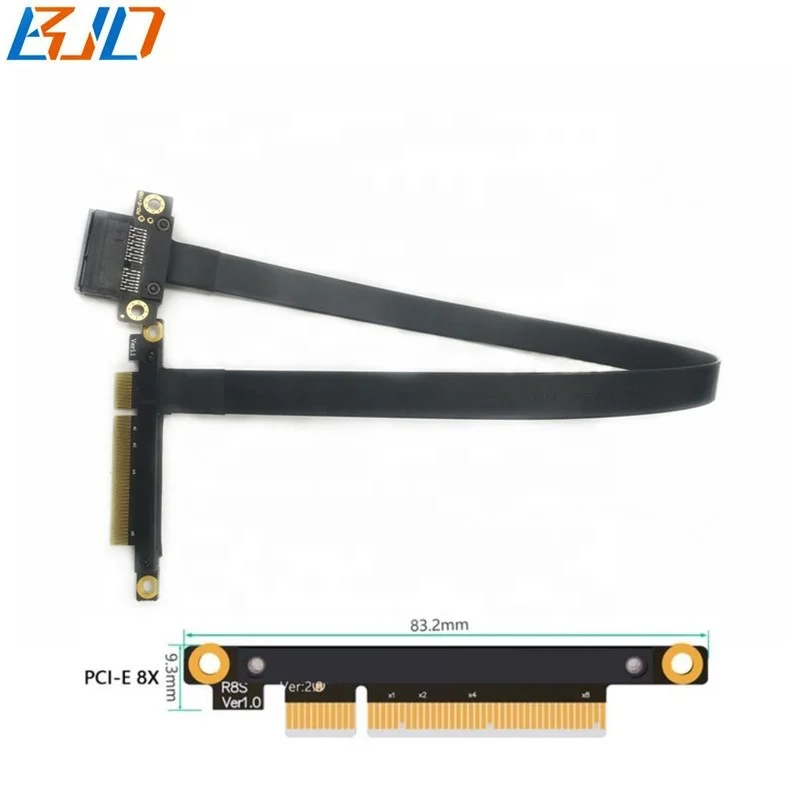 Переходник PCI Express PCIe X8 «папа»-«мама» 1 слот 8 Гбит/с 10