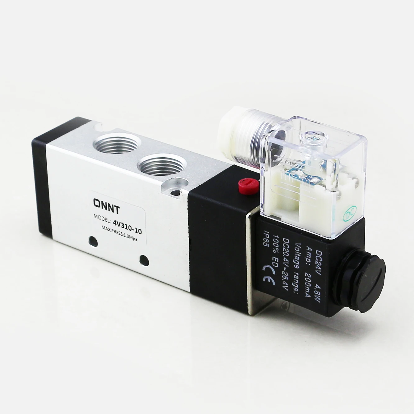 G3/8 5 Port 2 Position 24V 12V DC AC 110V 220V 4V310-10 Electromagnetic Solenoid Valve Aluminium