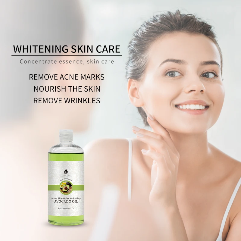 
Best Carrier Oil First Squeeze Cold Pressed Green Avocado oil For Face Skin Hair 