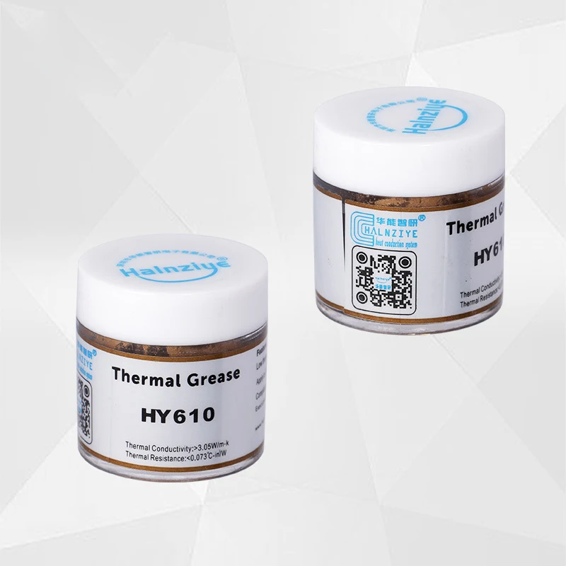 10g CPU silicone thermal grease paste compound for CPU LED in syringe >3.05w/m-k gold