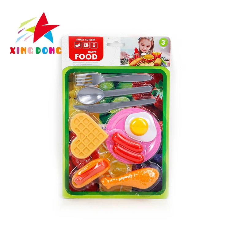 2024 Hot Sale  Simulation Children Parents and kids interactive game sets cheap small plastic fast food toys
