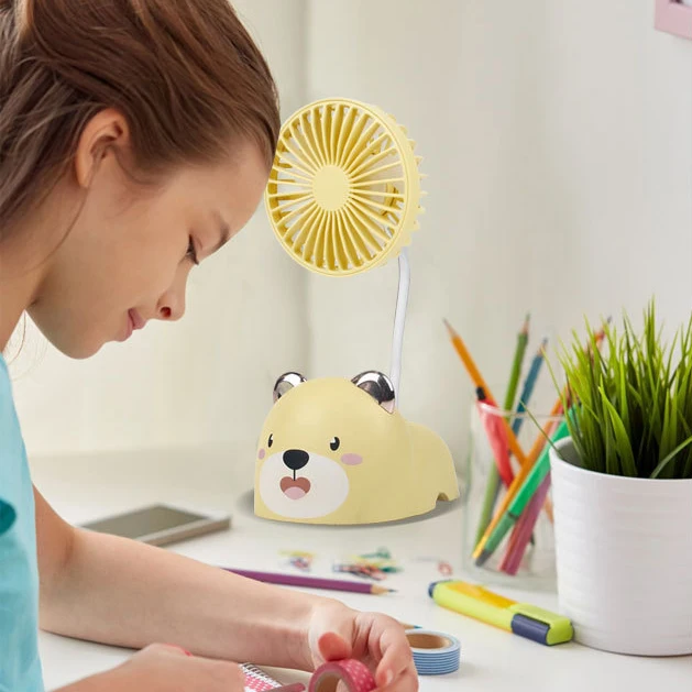 Small Electric Cooling Handheld Standing Usb Rechargeable Battery Portable Mini Fan