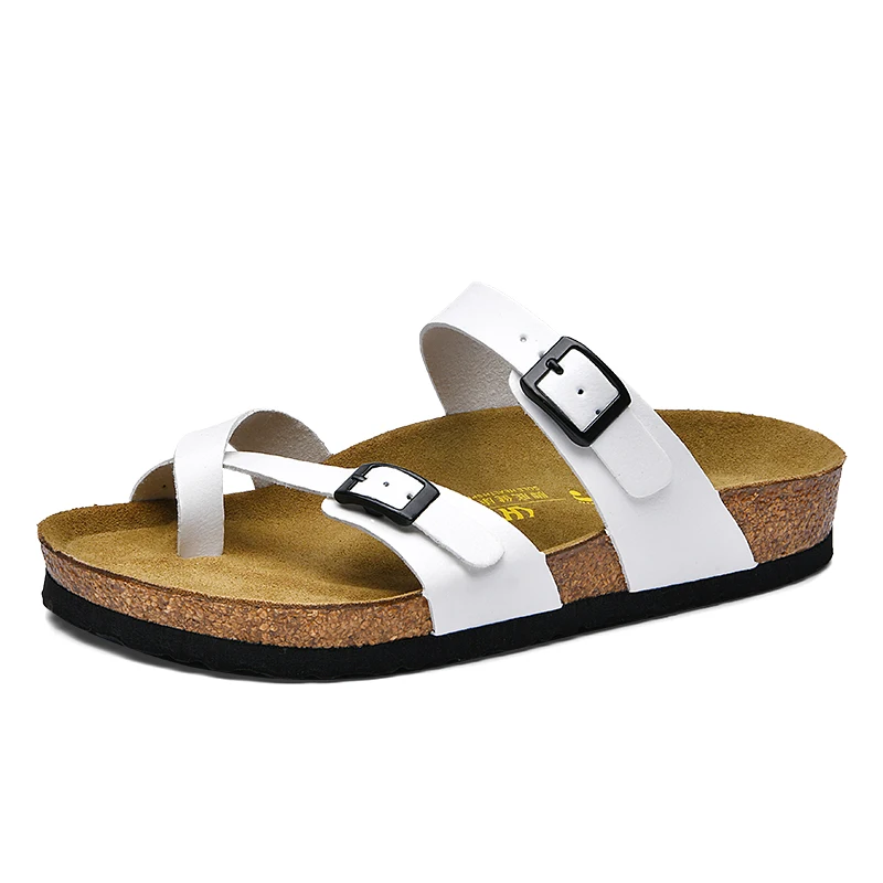 2022 Summer Explosion Leather Cork Slipper Berken Shoes