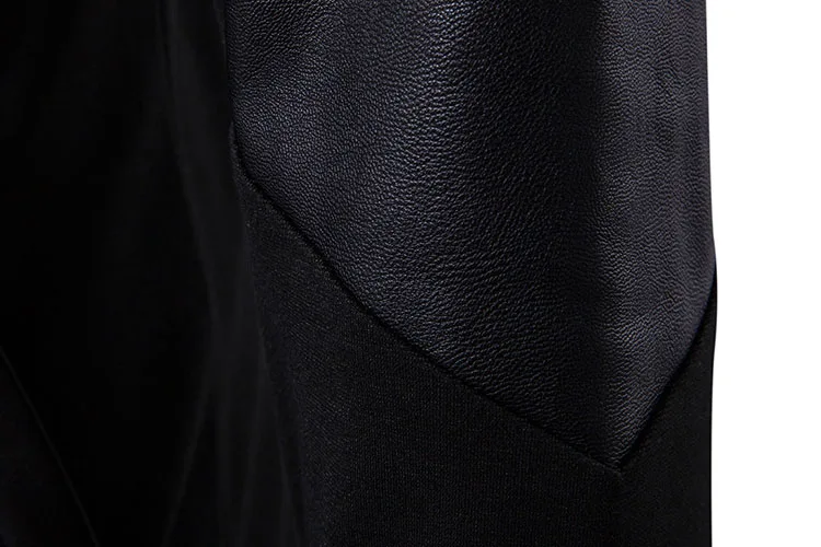 Autumn and Winter Mens Cardigan Zipper Jacket Fashion Knit Sweater Stitching Colorblock Stand Collar Slim Fit  Jacket