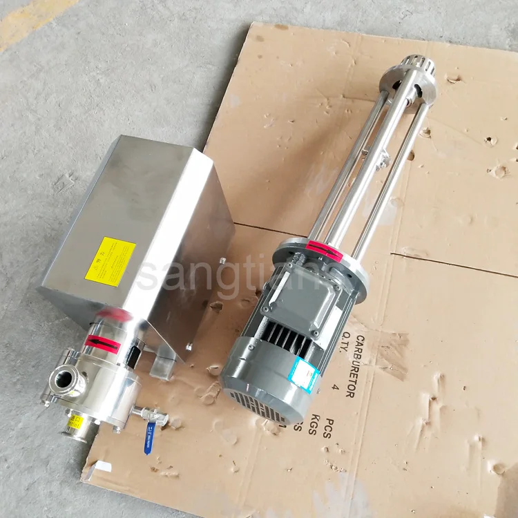 Small Lab Stainless Steel High Shear Batch Mixer Blender/Emulsifier/Homogenizer