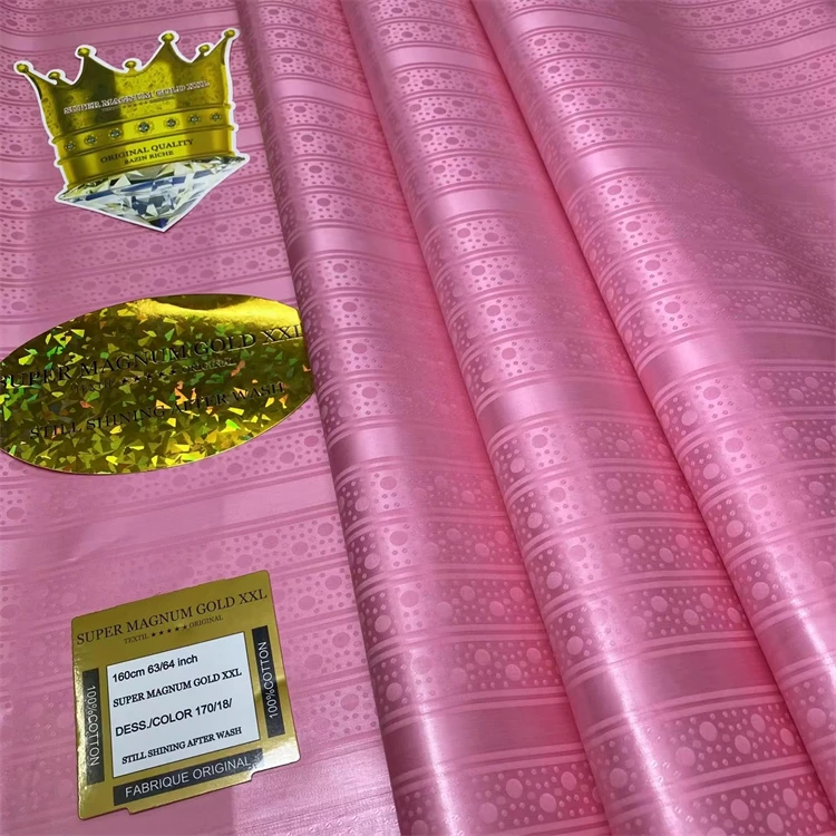 High Quality Jacquard Bazin Riche Fabric Germany Cotton Patterns With Perfumed Shining Fabrics