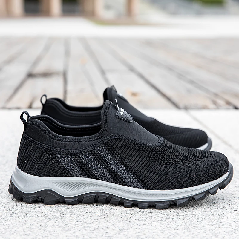 New custom casual lace up wholesale women running air cushion men sport shoes breathable Flying woven mesh boots