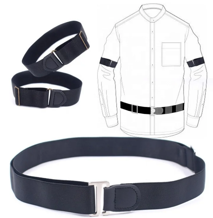 
Yiwu Longkang top sale Mens adjustable Shirt stays holder Mens Shirt Stays Garters 