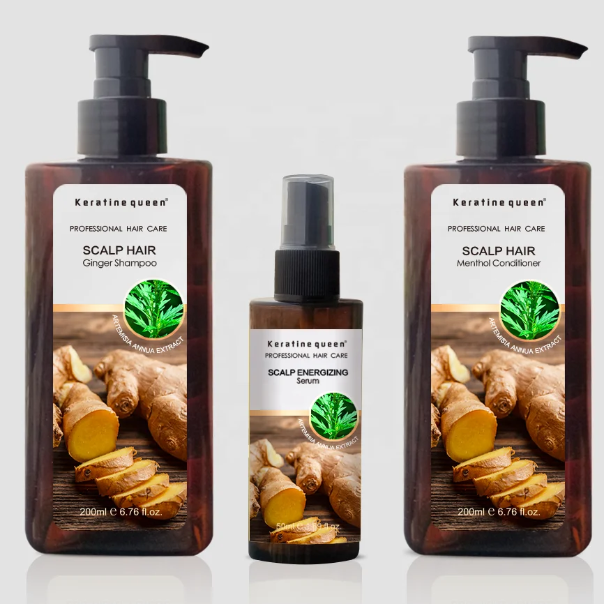 Private Label Best Quality Efficient Natural Herbal Ginger Olive Oil Hair Growth Fast Treatment