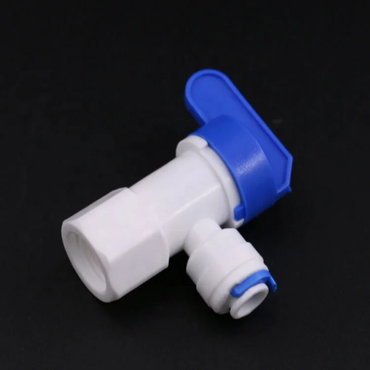 1/4 Inch 3.2g Valvula De Bola Plastic Ro Reverse Osmosis System Water Storage Tank Fittings