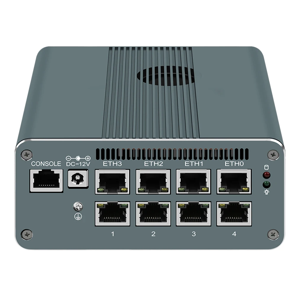 Мягкий маршрутизатор InteI U300E i5 1240P 13-го поколения 2*10 г SFP 4x i226-V 8x2 5G LAN 2 * SATA устройство брандмауэра мини-ПК Proxmox Host