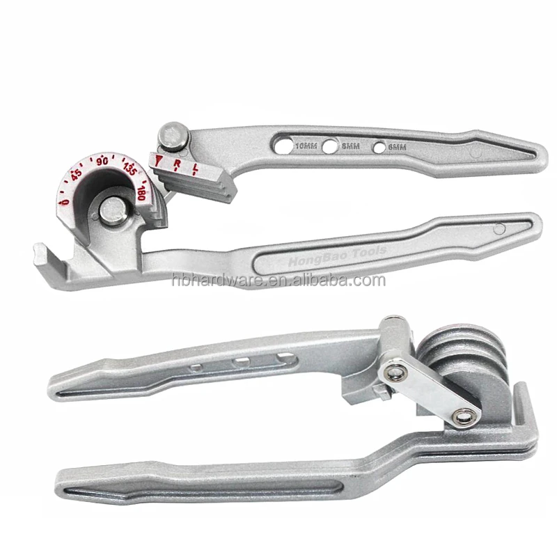 #11010 Hot New 8mm Heavy Duty Tubing Bender Pipe Bender Copper Aluminum Brass Thin Stainless Steel Tube Bender Manual Bend Tools