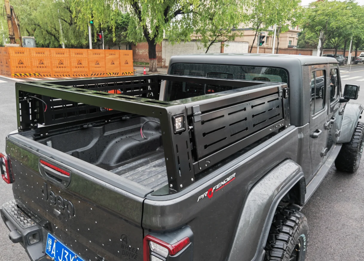 New Design Pickup Roll Bar Universal Bed Rack For Pickup Truck With Side Boxes