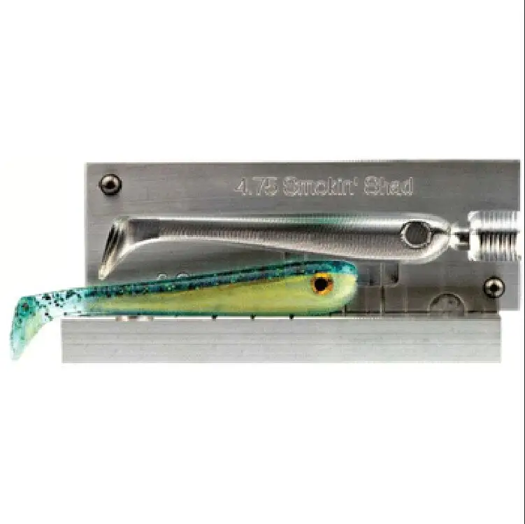 Станке ручной работы worm swimbait пластик приманки для рыбалки мягкие алюминиевые