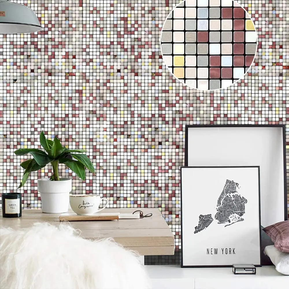 Home Decoration Wall Stickers Removable Self Adhesive Wall Stickers Peel And Stick Wall Tiles For Kitchen